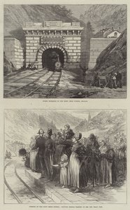 Mont Cenis 隧道 (雕刻) 作者 英语学校