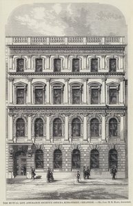 人寿保险协会办公室，King-Street，Cheapside（雕刻） 作者 英语学校