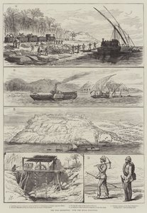 尼罗河探险，与皇家工程师（雕刻） 作者 英语学校