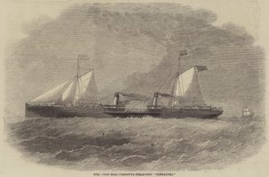 海洋邮件公司的蒸汽船“康诺特”（雕刻） 作者 英语学校