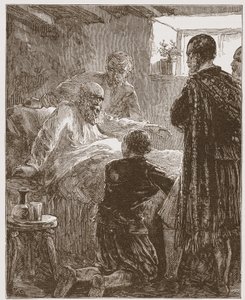The Old Covenanters Last Sermon，James Aitken Wylie（1808-1890），酒吧的新教历史插图。 1878年 作者 英语学校