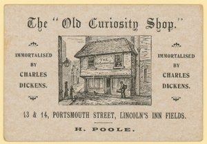 The Old Curiosity Shop，Portsmouth Street，Lincolns Inn Fields，London;普尔废纸经销商 作者 英语学校
