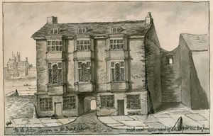 银行方面的老猎鹰酒馆，它出现在1805年 作者 英语学校
