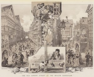 健康展上的旧伦敦街（彩色石版画） 作者 英语学校