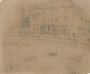 The Old Pied Bull Inn，伊斯灵顿（墨水在纸上） 作者 英语学校