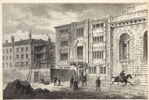 伦巴第街的旧邮局，大约1800 作者 英语学校
