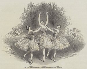 女王陛下剧院的“Pas de Trois des Graces”（雕刻） 作者 英语学校