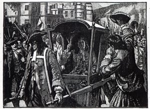 爱丁堡人民于1706年护送汉密尔顿公爵到荷里路德宫 作者 英语学校