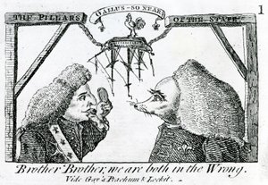 国家的支柱，大约1756年 作者 英语学校