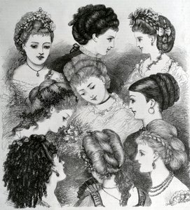 1870年的发型时尚 作者 英语学校