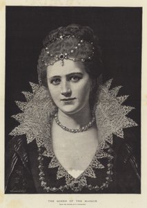 假面女王》（雕版画 作者 英语学校