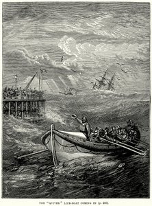 Quiver "救生船驶入（雕刻） 作者 英语学校