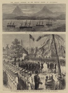 最近对英国驻危地马拉领事的愤怒（版画） 作者 英语学校