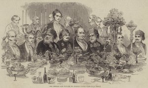 易卜拉欣·帕查的改革俱乐部宴会（版画） 作者 英语学校