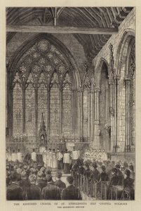 The Restored Chapel of St Etheldreda (Ely Chapel) Holborn (engraving) 作者 英语学校