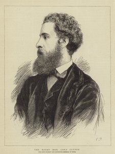 The Right Honourable Lord Lytton (engraving) 作者 英语学校