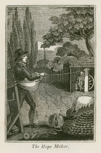 绳索制造者（雕刻） 作者 英语学校