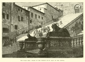 Scala Coeli，国会大厦圣玛丽教堂的楼梯 作者 英语学校
