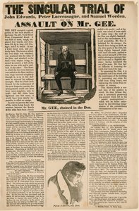 1834年袭击Gee先生的单一审判 作者 英语学校