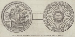 南伦敦工业展览奖奖章（雕刻） 作者 英语学校