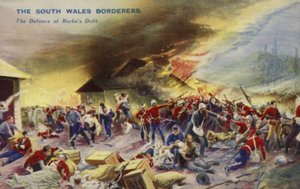 南威尔士边境防御罗杰斯漂移，南非，祖鲁战争，1879年 作者 英语学校