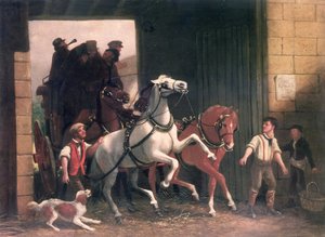 舞台到达，1830年 作者 英语学校