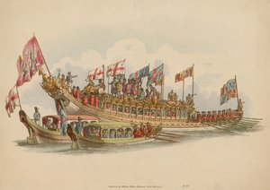 The Stationers Barge，泰晤士河，伦敦 作者 英语学校