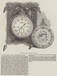 Sultan Abdul Medschid 的手表（雕刻） 作者 英语学校