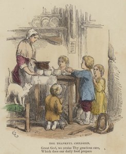 感恩的孩子（彩色版画） 作者 英语学校