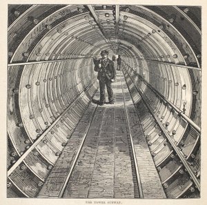 塔楼地铁，1870年 作者 英语学校
