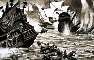 寻宝者：西班牙的沉没掠夺（纸上水粉） 作者 英语学校
