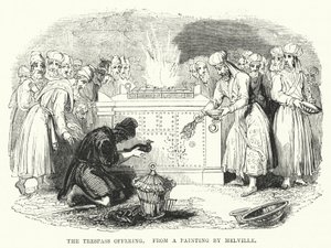 赎罪祭，出自梅尔维尔的一幅画（版画） 作者 英语学校