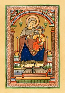 圣母子》（彩色石版印刷） 作者 英语学校