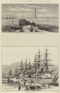 埃及的战争（雕刻）。 作者 英语学校