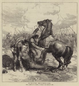 西班牙战争，孔查元帅之死（版画） 作者 英语学校