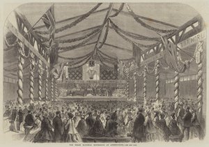 Aberystwith 的威尔士国家 Eisteddfod（雕刻） 作者 英语学校