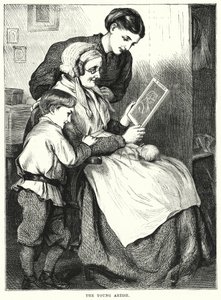 The Young Artist (engraving) 作者 英语学校