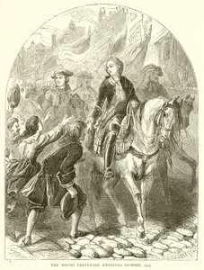年轻的伪装者进入邓迪，1715年 作者 英语学校