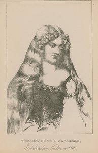 美丽的白皙，于1810年在伦敦展出 作者 英语学校