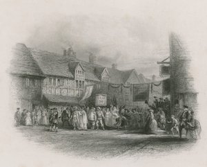 莎士比亚与Garricks Jubilee游行的诞生地 作者 英语学校