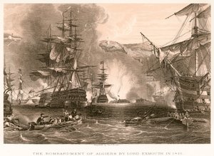 1816年埃克斯茅斯勋爵对阿尔及尔的轰炸 作者 英语学校
