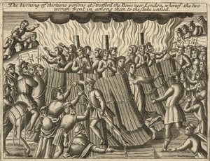 斯特拉特福十三人被烧死（雕刻） 作者 英语学校