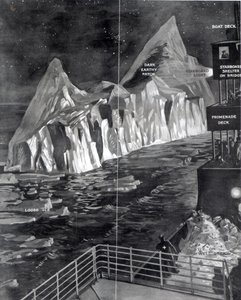 1912年，泰坦尼克号上的J. Scarrott所见的着名冰山 作者 英语学校