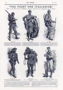 争取意大利主义，第一次世界大战，1915年 作者 英语学校