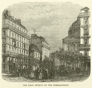 轰炸的第一个影响，1870年11月 作者 英语学校