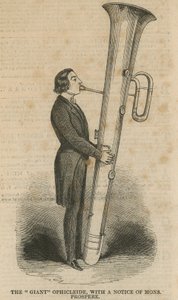 巨人Ophicleide，通知蒙斯。 Prospere 作者 英语学校