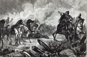 Gravelotte的马，来自1888年的“休闲时光” 作者 英语学校