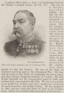 已故中将 C C Fraser 爵士，VC（雕刻） 作者 英语学校