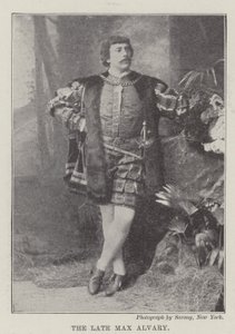 已故的 Max Alvary（雕刻） 作者 英语学校