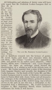 已故的 Frederick Locker-Lampson 先生（版画） 作者 英语学校
